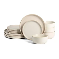 EARTH & CLAY Amber 12-pc. Stoneware Dinnerware Set