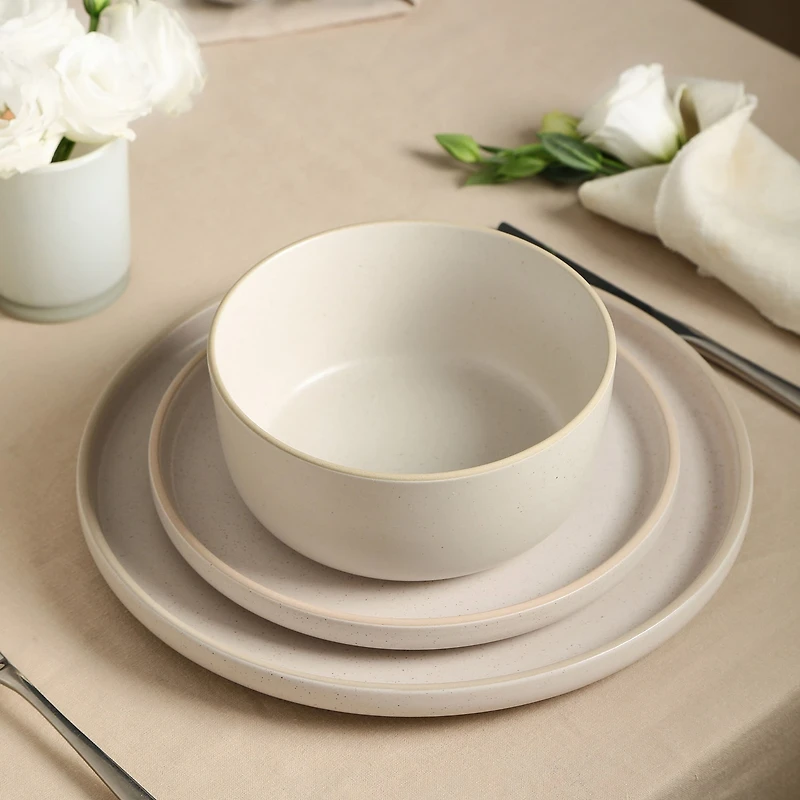 EARTH & CLAY Amber 12-pc. Stoneware Dinnerware Set