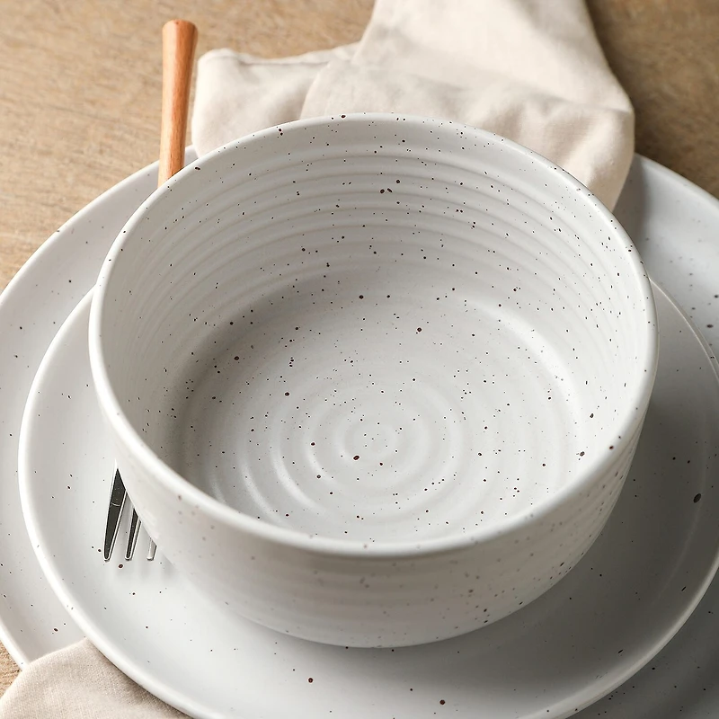 EARTH & CLAY Ion 8-pc. Stoneware Dinnerware Set