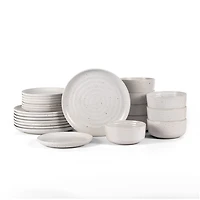 EARTH & CLAY Ion 8-pc. Stoneware Dinnerware Set