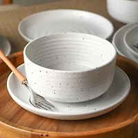 EARTH & CLAY Ion 8-pc. Stoneware Dinnerware Set