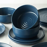 EARTH & CLAY Ion 24-pc. Stoneware Dinnerware Set