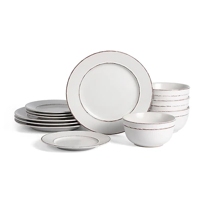 EARTH & CLAY Hazel 12-pc. Stoneware Dinnerware Set