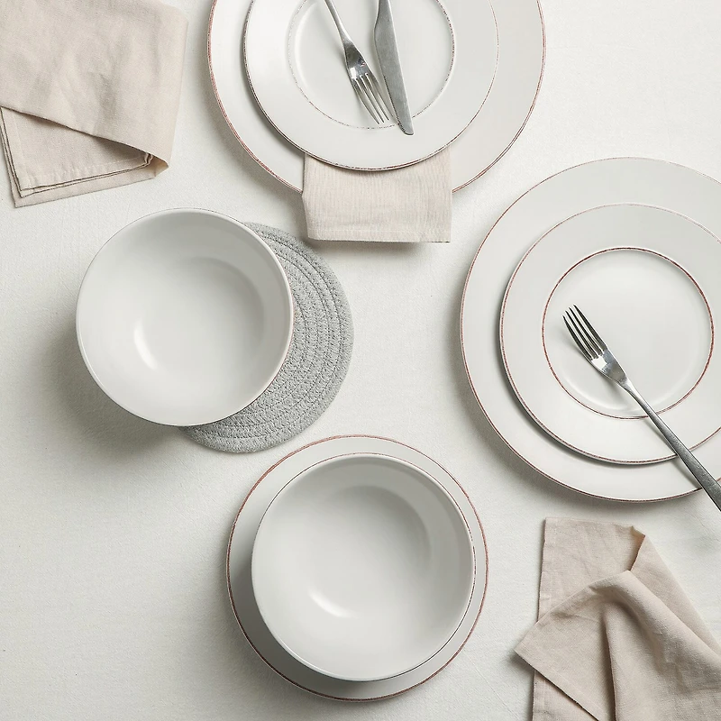 EARTH & CLAY Hazel 12-pc. Stoneware Dinnerware Set