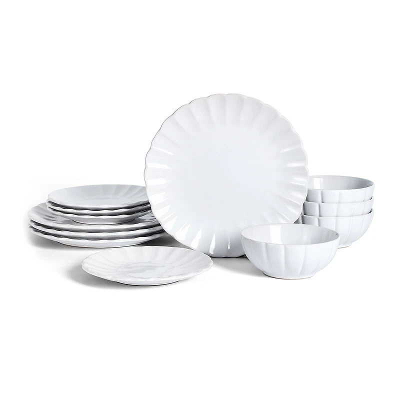 EARTH & CLAY Phoenix 24-pc. Stoneware Dinnerware Set
