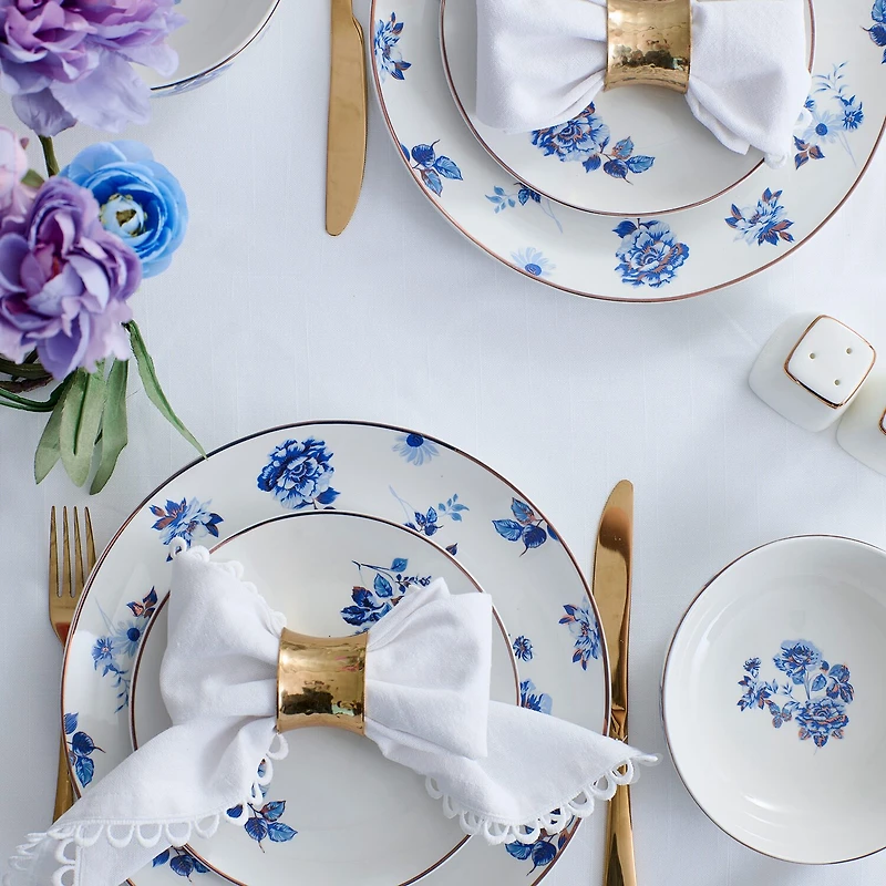 Stone + Lain Viola 4-pc. Porcelain Dinnerware Set