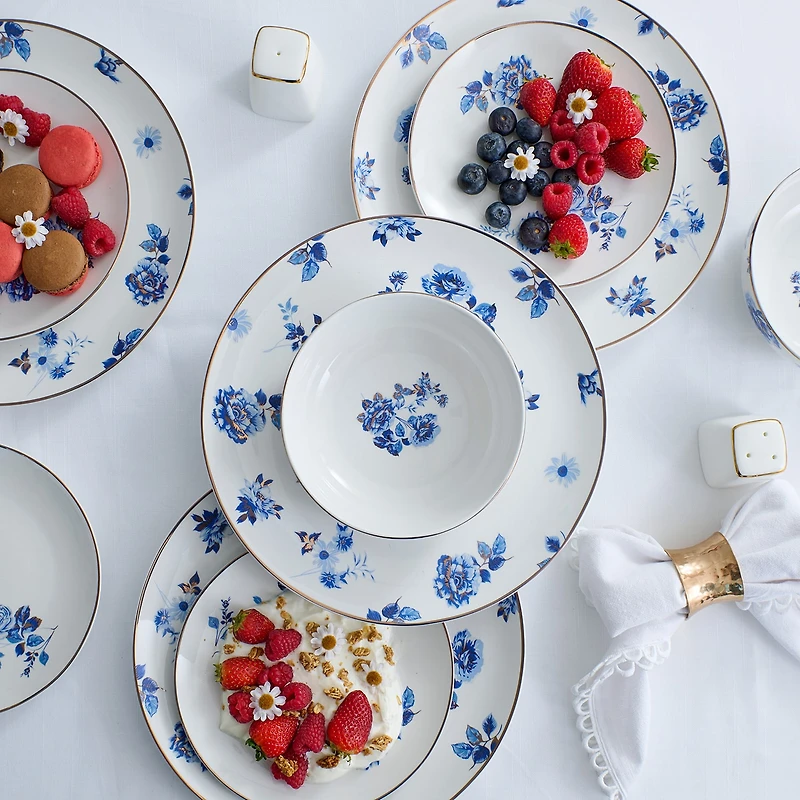 Stone + Lain Viola 4-pc. Porcelain Dinnerware Set