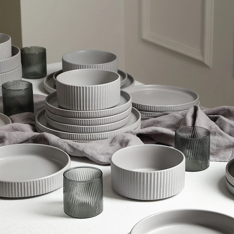 Stone + Lain Haven -pc. Stoneware Dinnerware Set