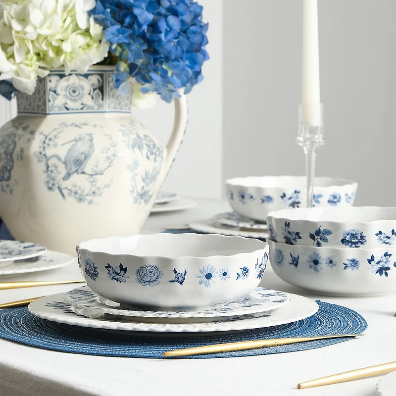 Stone + Lain Fiore -pc. Bone China Pasta Bowl
