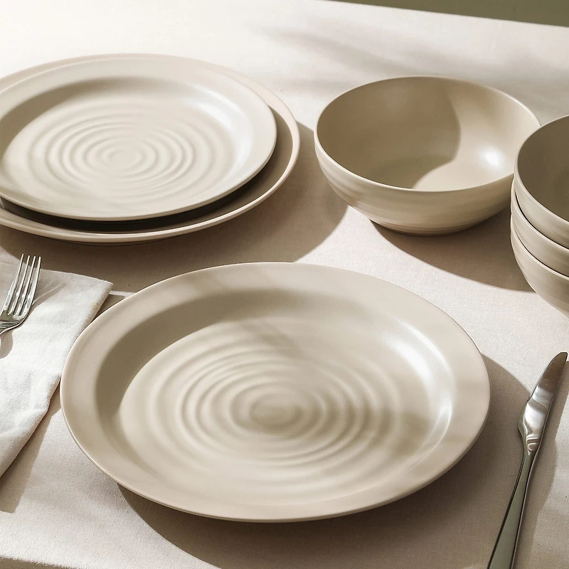 Stone + Lain Orbit 24-pc. Stoneware Dinnerware Set