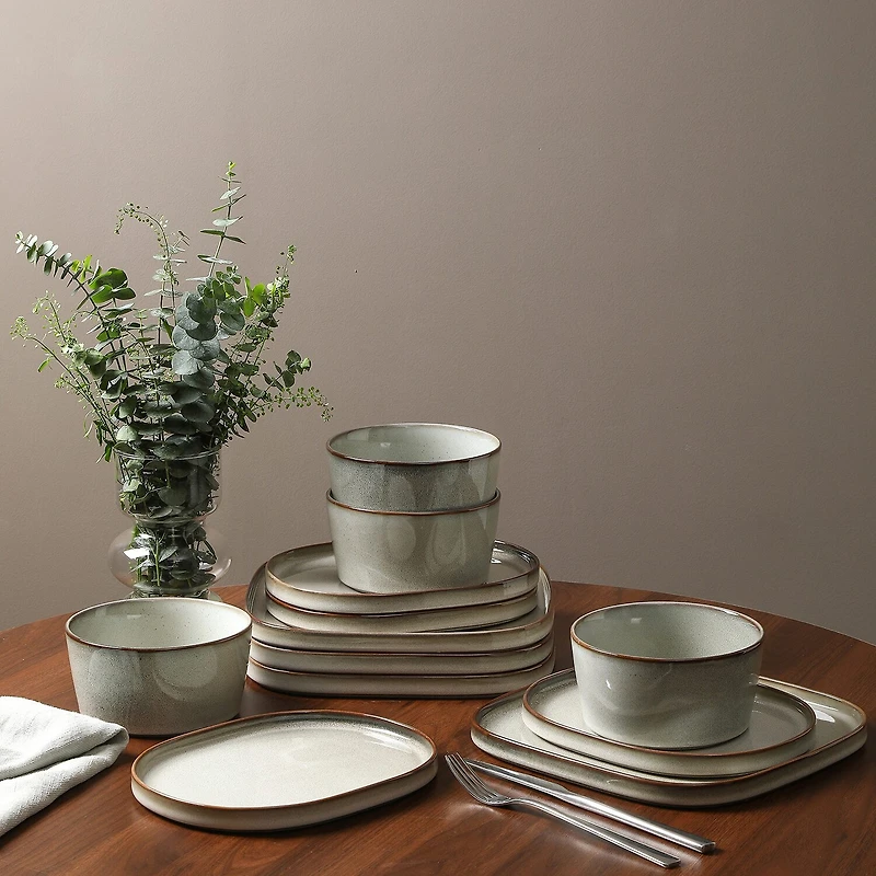 Stone + Lain Cairo 24-pc. Stoneware Dinnerware Set