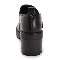 Muk Luks Womens Lainey Shootie Stacked Heel Booties