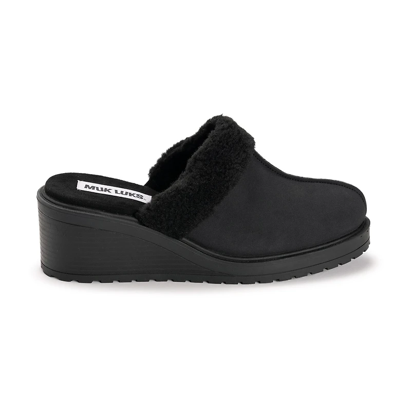 Muk Luks Sophia Mule Womens Round Closed Toe Mules