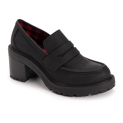 Muk Luks Leona Loafer Womens Moc Closed Toe Loafers