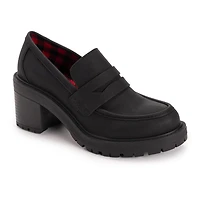 Muk Luks Leona Loafer Womens Moc Closed Toe Loafers
