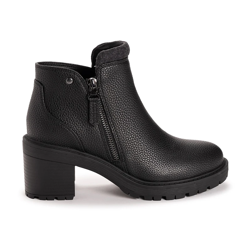 Muk Luks Womens Lia Boot Block Heel Booties