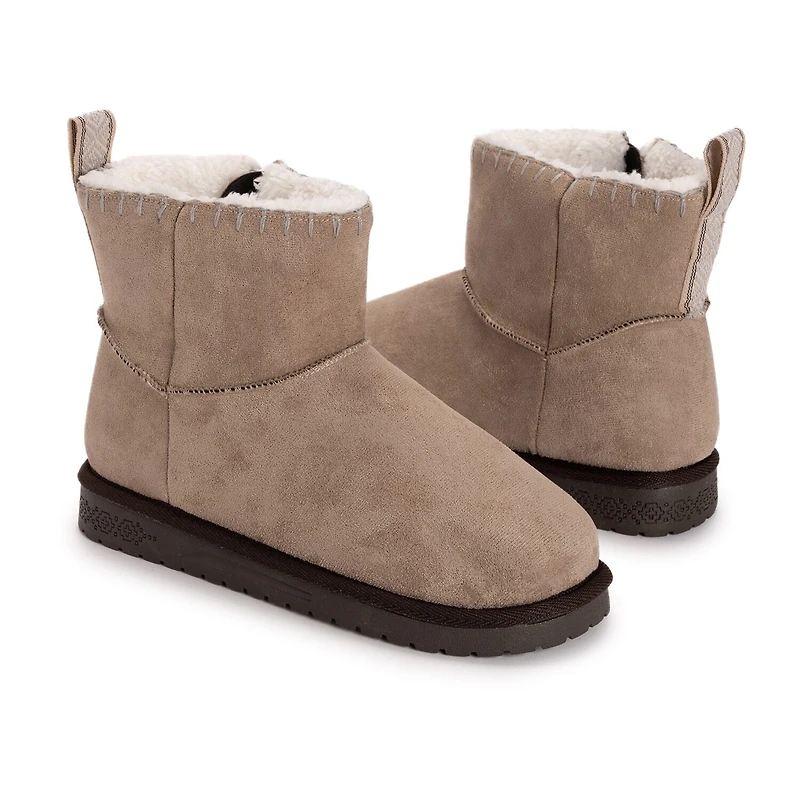 Muk Luks Womens Tatum Boot Flat Heel Booties