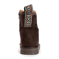 Muk Luks Womens Tatum Boot Flat Heel Booties