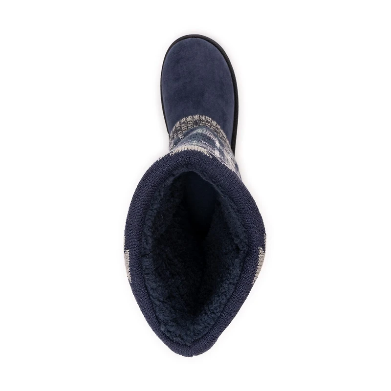 Muk Luks Womens Cheryl Boot Flat Heel Booties