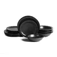 Stone + Lain Oasis 12-pc. Stoneware Dinnerware Set