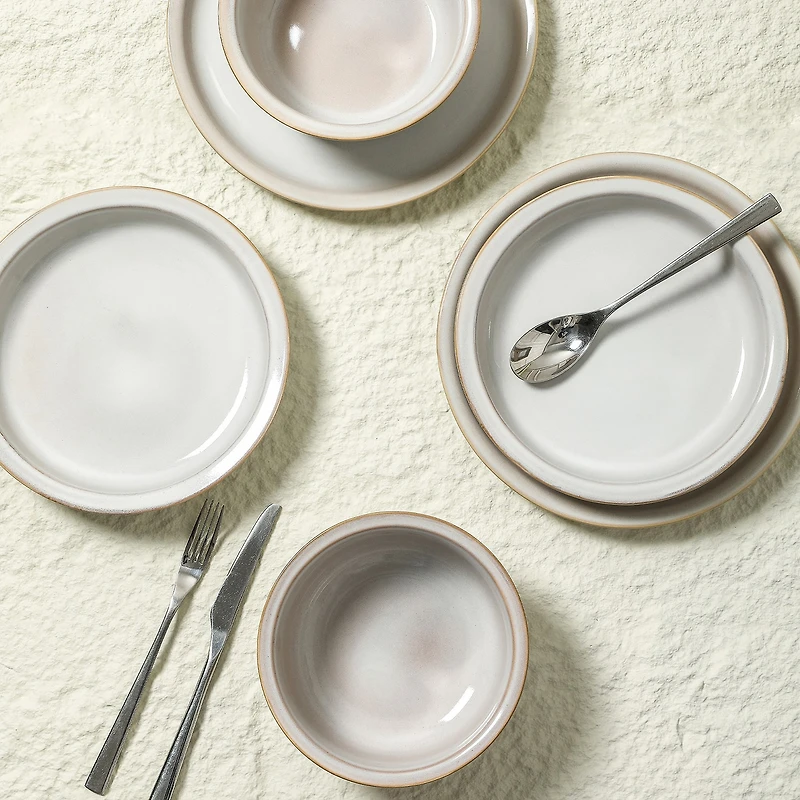 Stone + Lain Slate 4-pc. Stoneware Dinnerware Set