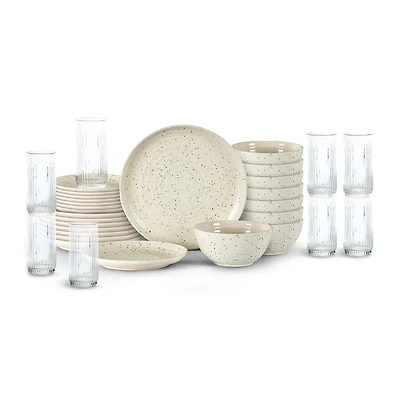 Stone + Lain Dua 8-pc. Stoneware Dinnerware Set