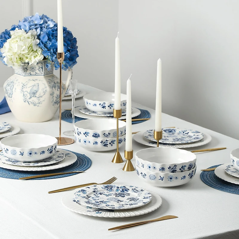 Stone + Lain Fiore 4-pc. Bone China Dinnerware Set