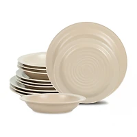 Stone + Lain Orbit 12-pc. Stoneware Dinnerware Set