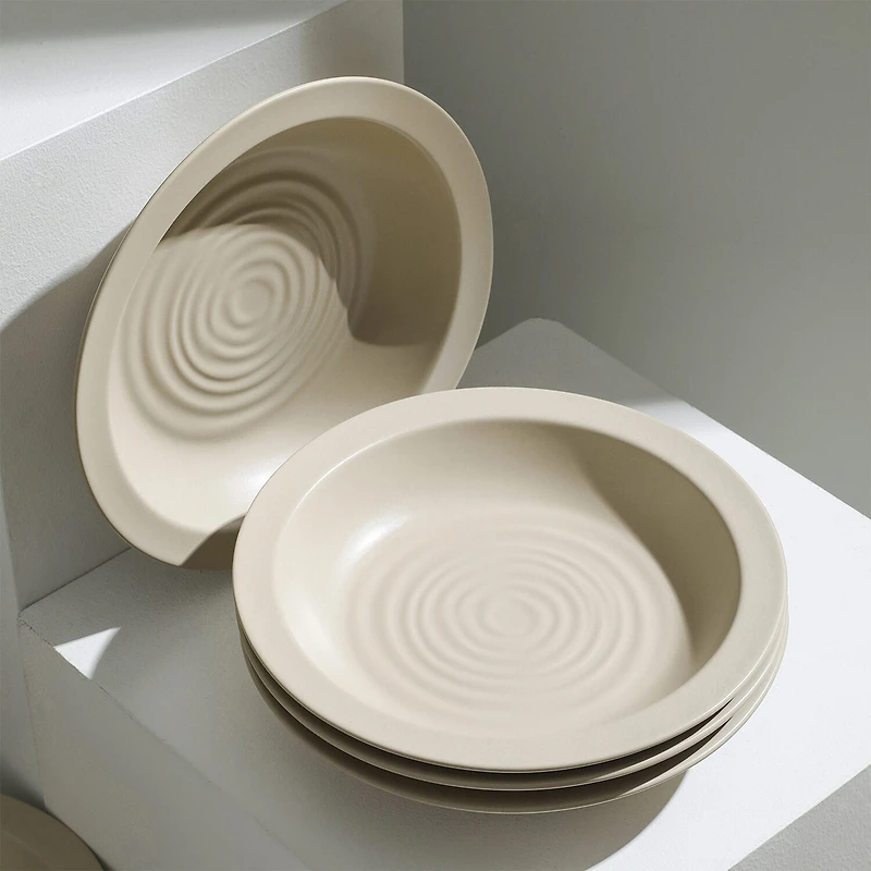 Stone + Lain Orbit 12-pc. Stoneware Dinnerware Set