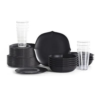 Stone + Lain Baskerville 32-pc. Stoneware Dinnerware Set