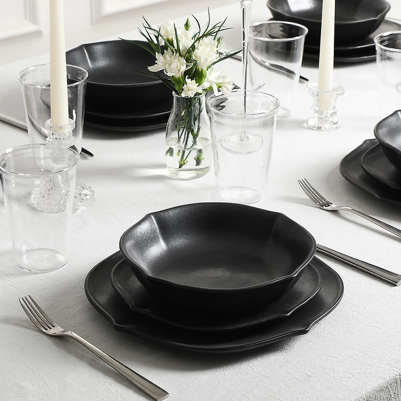 Stone + Lain Baskerville 32-pc. Stoneware Dinnerware Set