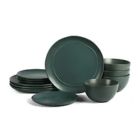 Stone + Lain Infinity -pc. Stoneware Dinnerware Set