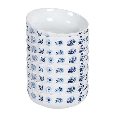 Stone + Lain Fiore 8-pc. Bone China Pasta Bowl