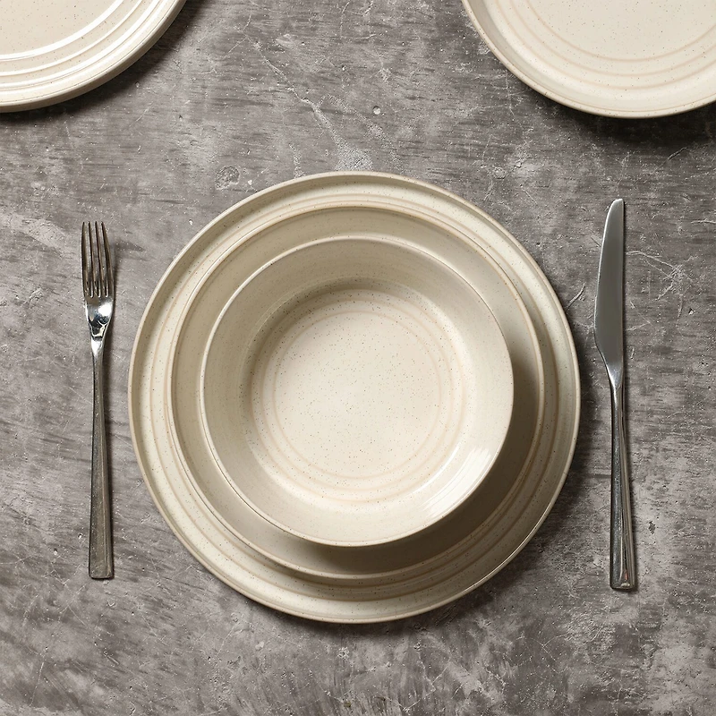 Stone + Lain Claire -pc. Stoneware Dinner Plate