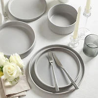 Stone + Lain Haven 8-pc. Stoneware Dinnerware Set