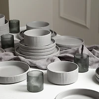 Stone + Lain Haven 8-pc. Stoneware Dinnerware Set