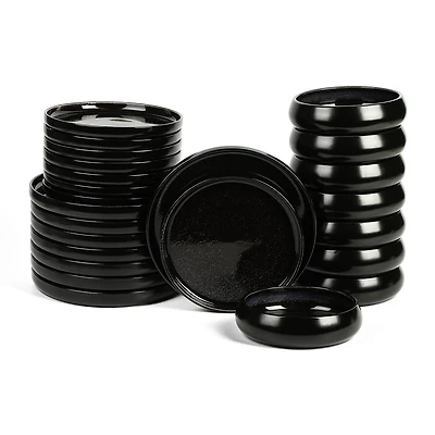 Stone + Lain Lagoon 24-pc. Stoneware Dinnerware Set