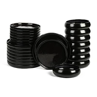 Stone + Lain Lagoon 24-pc. Stoneware Dinnerware Set
