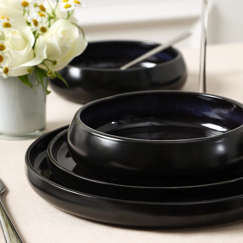 Stone + Lain Lagoon 24-pc. Stoneware Dinnerware Set