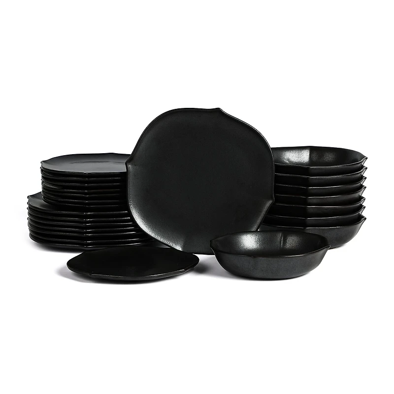 Stone + Lain Baskerville 24-pc. Stoneware Dinnerware Set