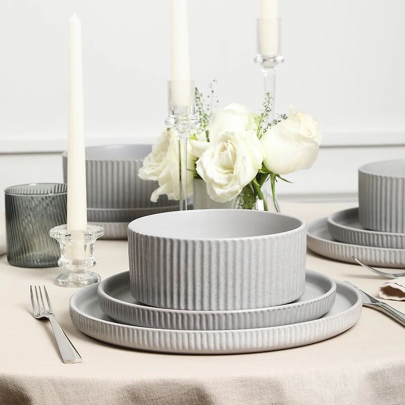 Stone + Lain Haven 4-pc. Stoneware Cereal Bowl