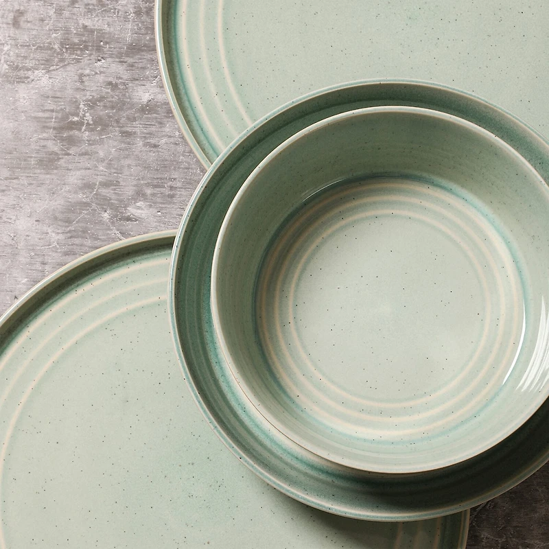 Stone + Lain Claire -pc. Stoneware Dinnerware Set