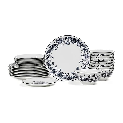 Stone + Lain Esme 24-pc. Porcelain Dinnerware Set