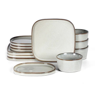 Stone + Lain Cairo 12-pc. Stoneware Dinnerware Set