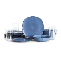 Stone + Lain Baskerville 16-pc. Stoneware Dinnerware Set