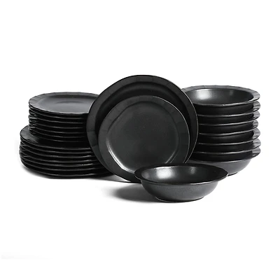 Stone + Lain Oasis 24-pc. Stoneware Dinnerware Set
