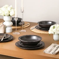 Stone + Lain Oasis 24-pc. Stoneware Dinnerware Set