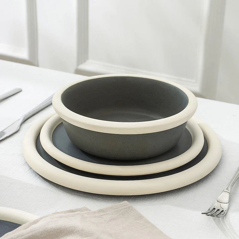 Stone + Lain Capri 4-pc. Stoneware Dinnerware Set