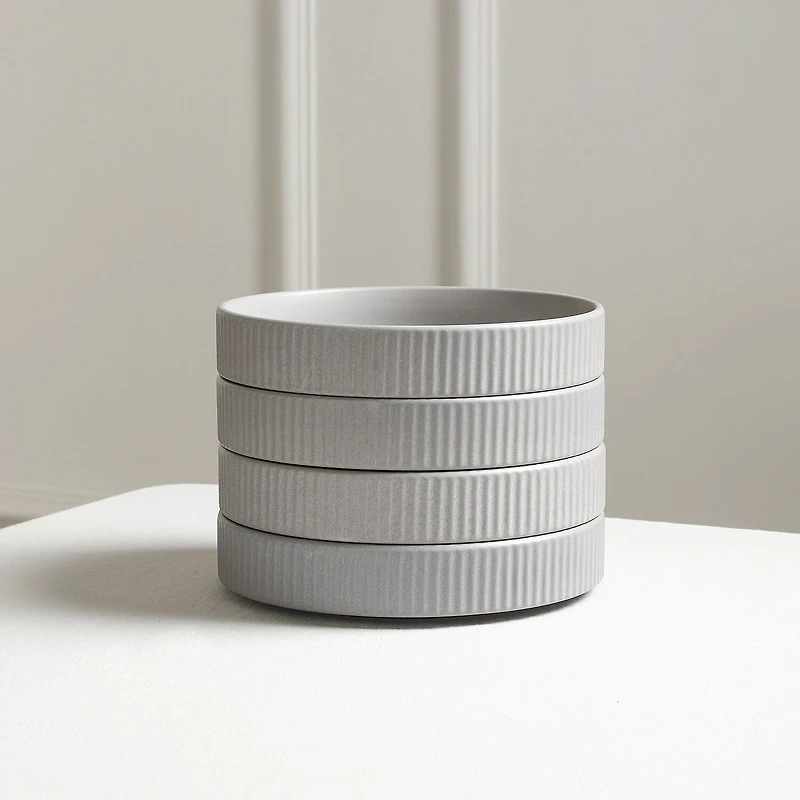 Stone + Lain Haven 4-pc. Stoneware Pasta Bowl