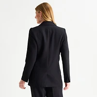 Liz Claiborne Womens Relaxed Fit Blazer